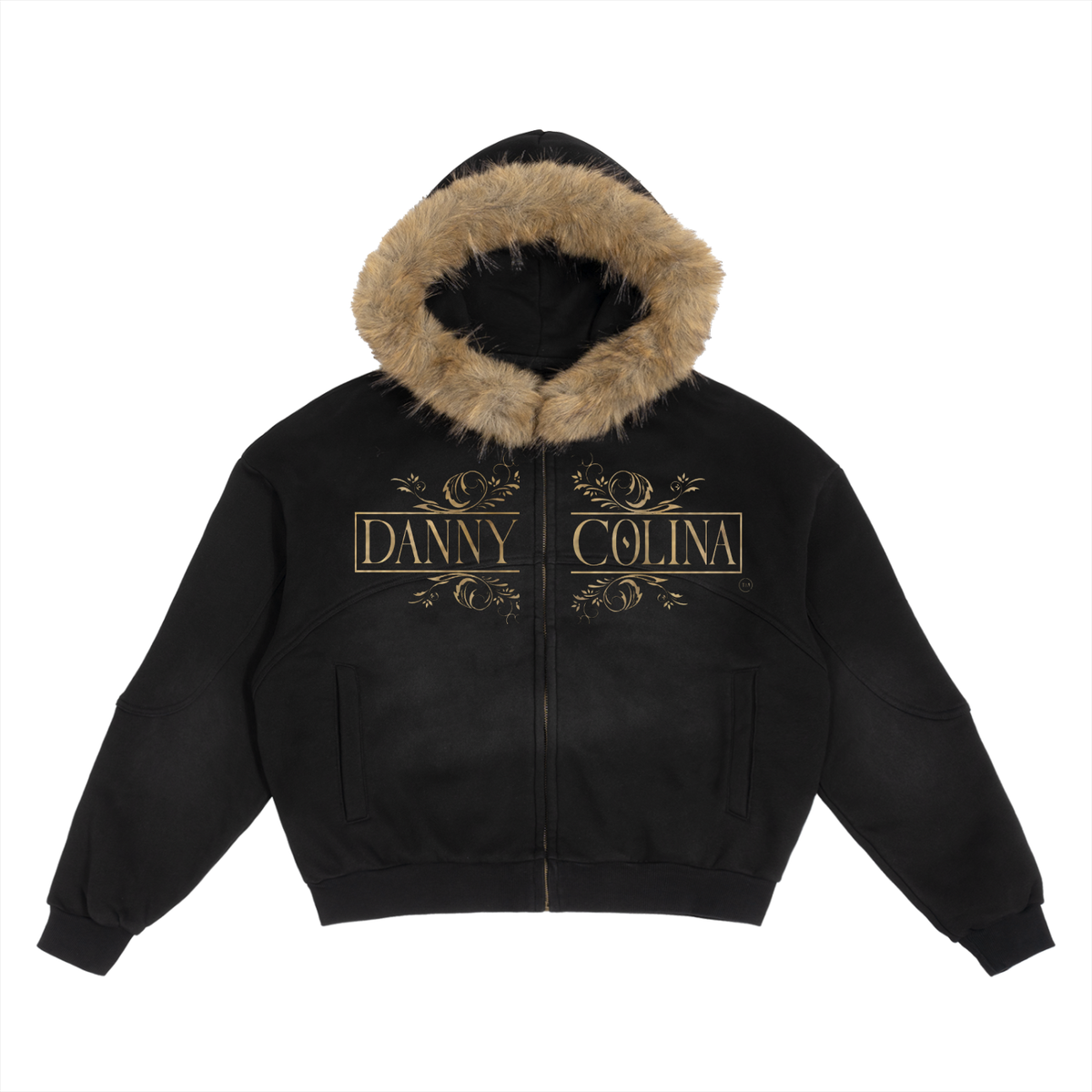 Fauve Detachable Fur Pelisse Zip-Up by Danny Colina | S2