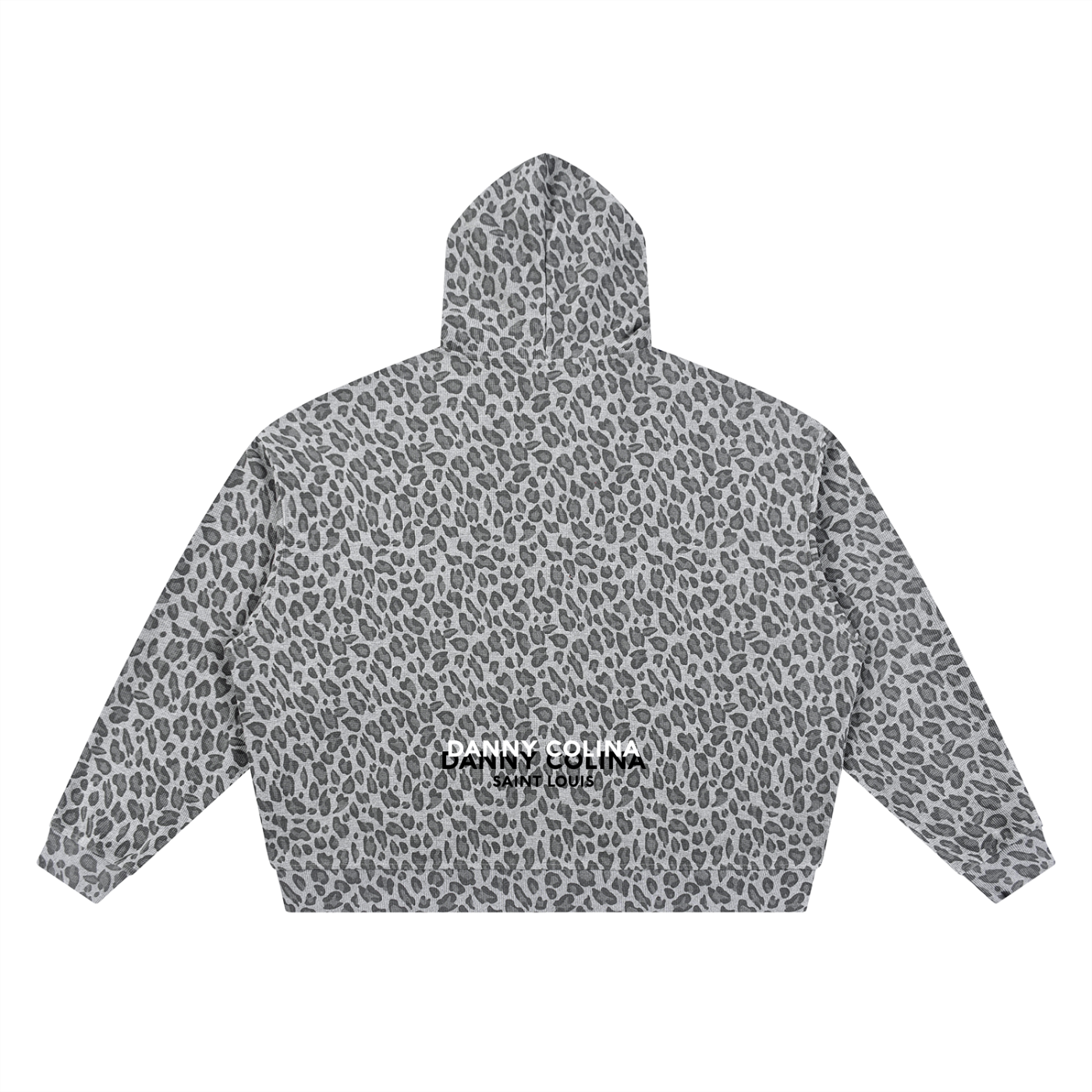 American Underground Sweat à Capuche Leopard Zippé by Danny Colina