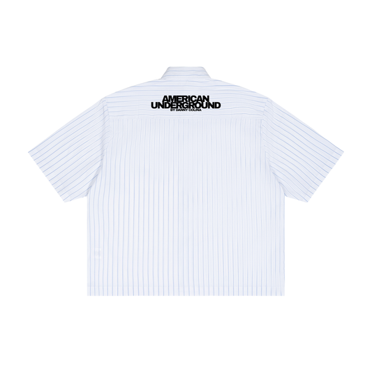 American Underground Chemise Box Rayée Boutonnée by Danny Colina